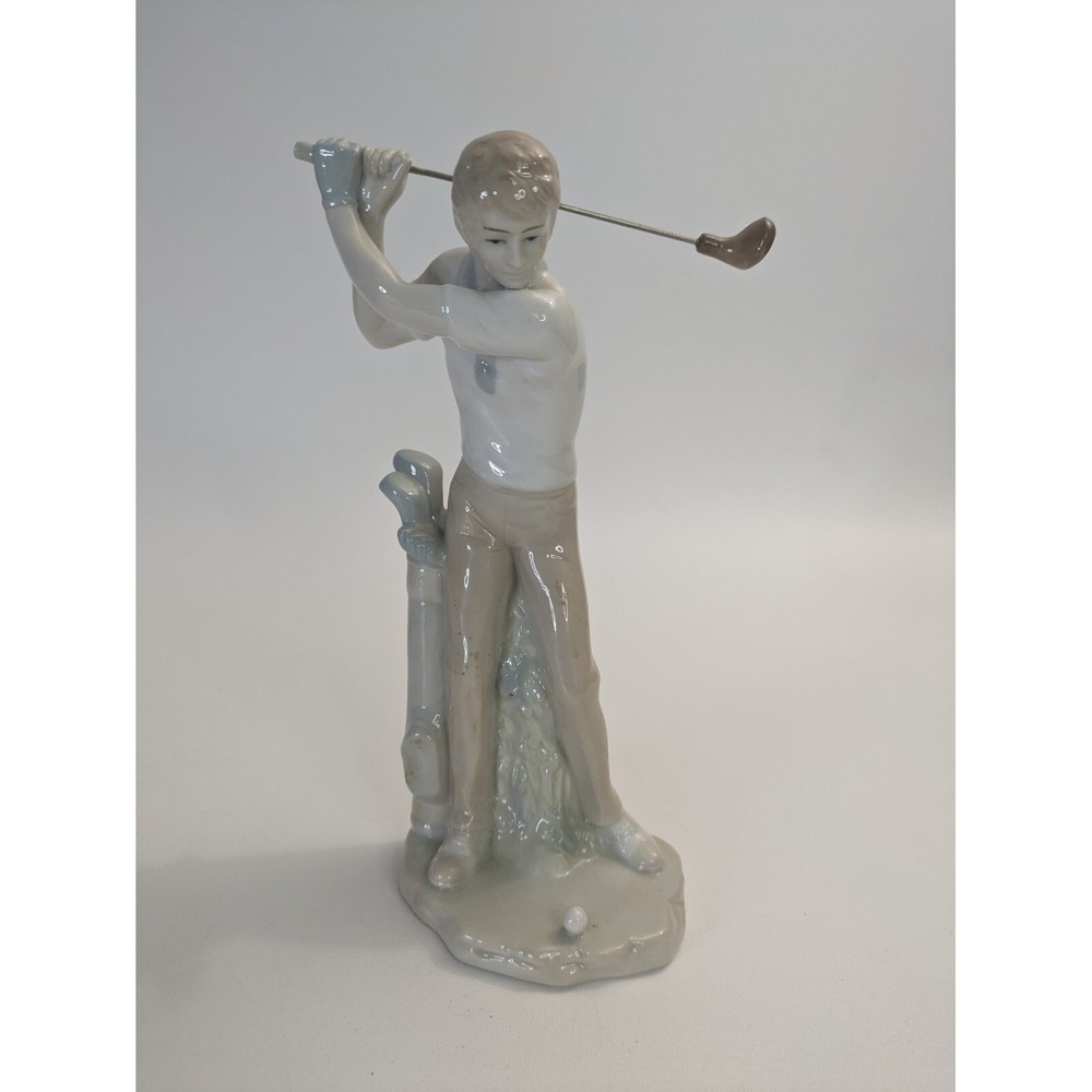Vintage Ardalt Lenwile China Male‎ Golfer Figurine 8.5"